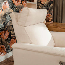 M17182PCMEW,Namesake,Willa Pro Power Glider Recliner w/ Power Lumbar in Performance Cream Eco-Weave