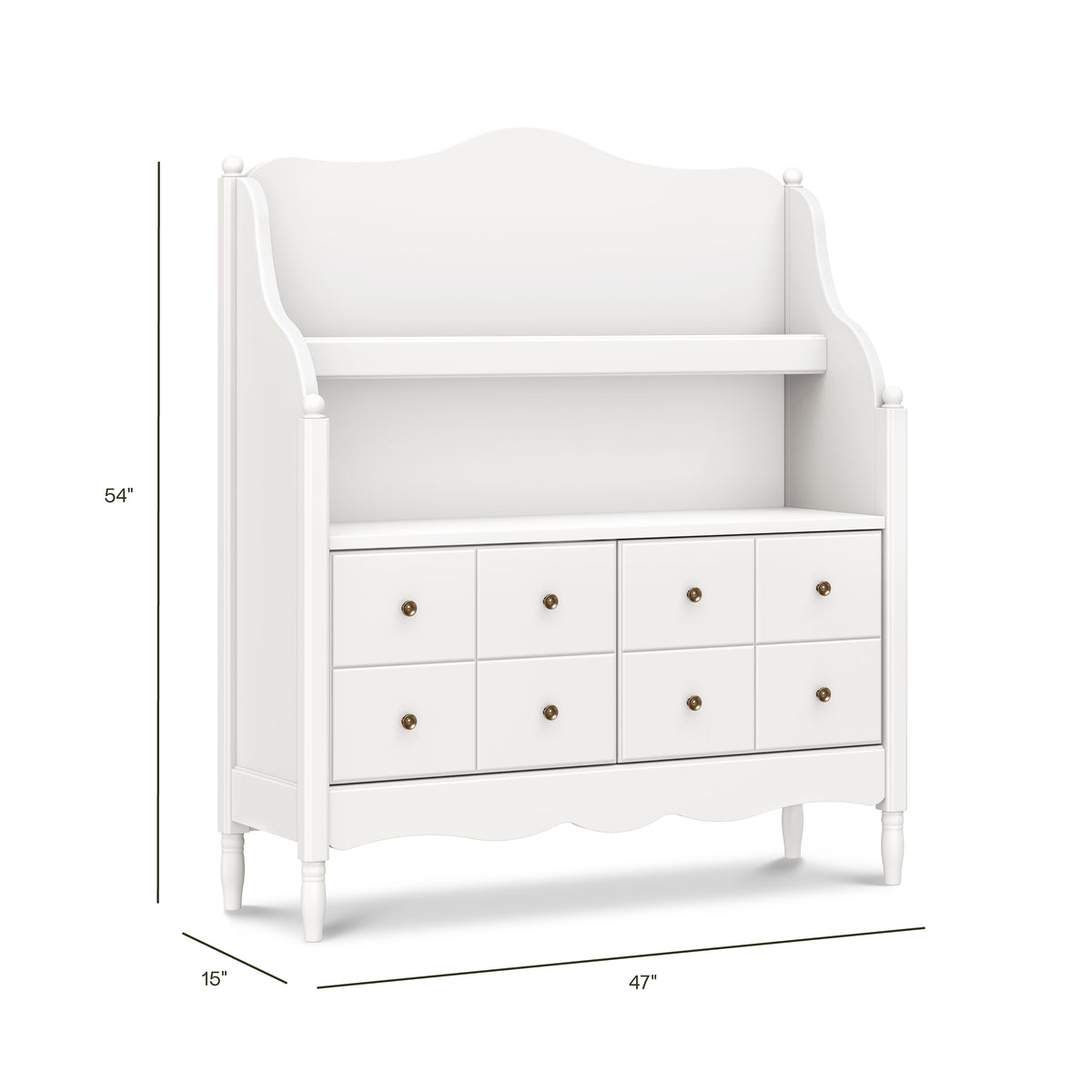 Liberty Library Hutch - dimensions