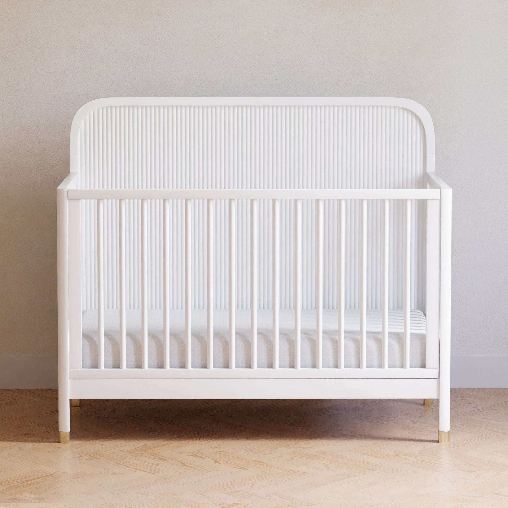 M26701RW,Namesake,Brimsley Tambour 4-in-1 Convertible Crib in Warm White