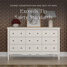 M7128RW,Namesake,Liberty 9-Drawer Assembled Dresser in Warm White