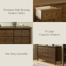 M7128NL,Namesake,Liberty 9-Drawer Assembled Dresser in Natural Walnut