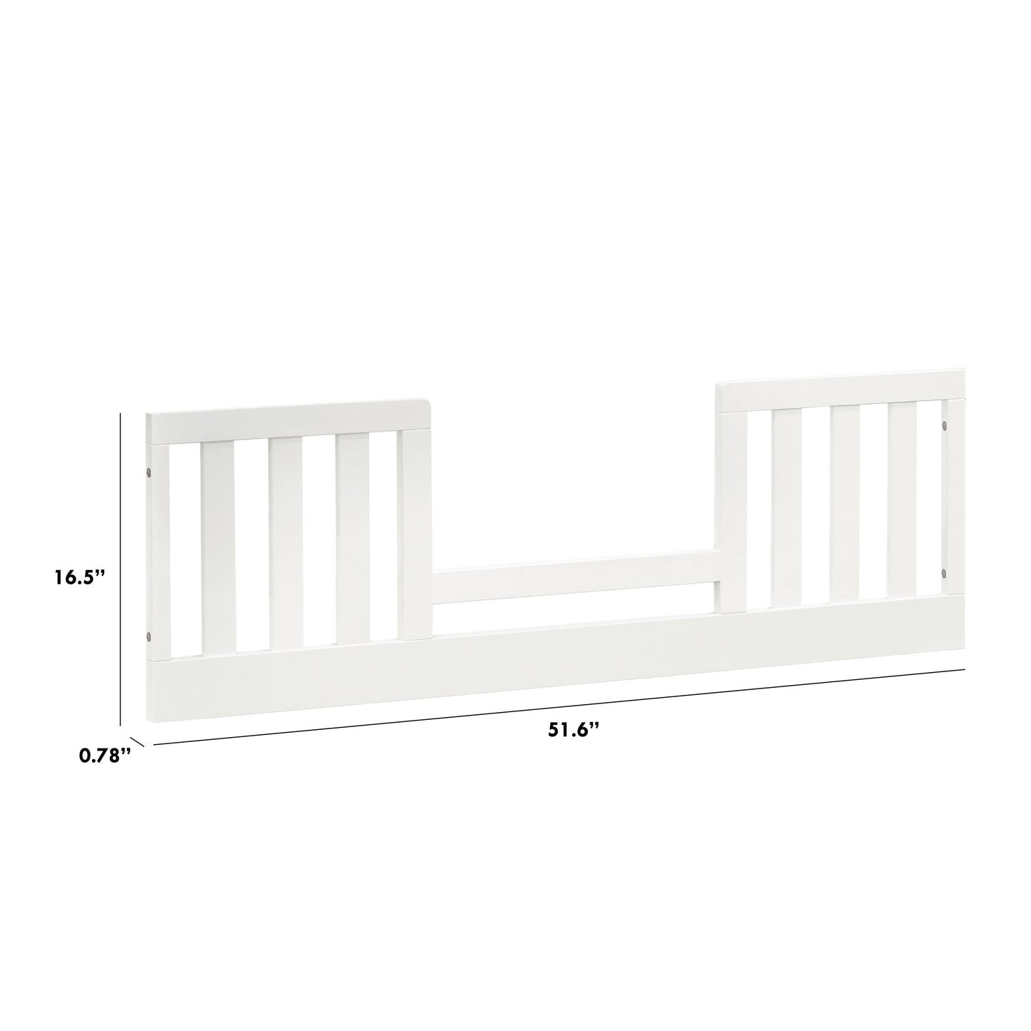 M9299RW,The MDB Family,Toddler Bed Conversion Kit In Warm White