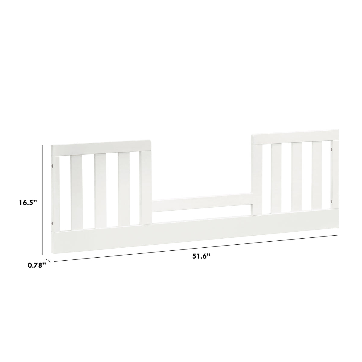 Toddler Bed Conversion Kit (M9299) - dimensions