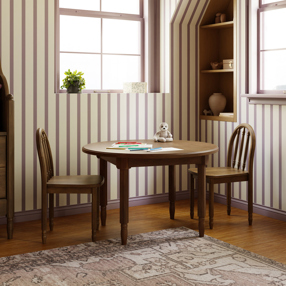 Liberty Play Table & Spindle Chairs Set