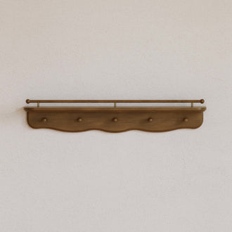 Liberty 31" Wall Shelf with Hooks