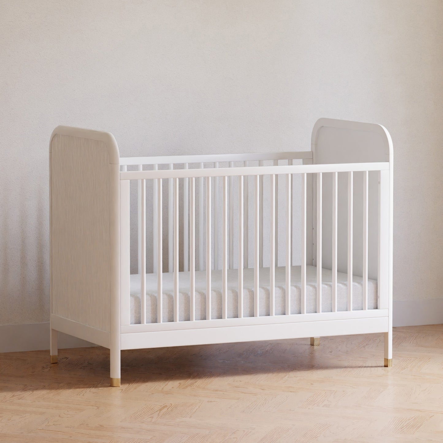 M26742RW,Namesake,Brimsley Tambour 3-in-1 Convertible Crib in Warm White