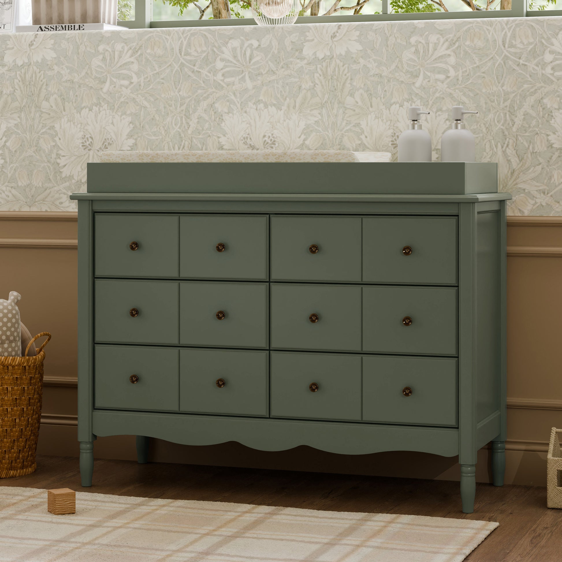 M7116JP,Namesake,Liberty 6-Drawer Assembled Dresser in Juniper