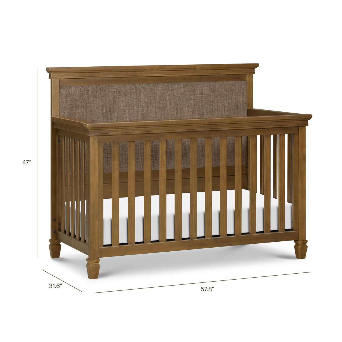Darlington 4-in-1 Convertible Crib - dimensions