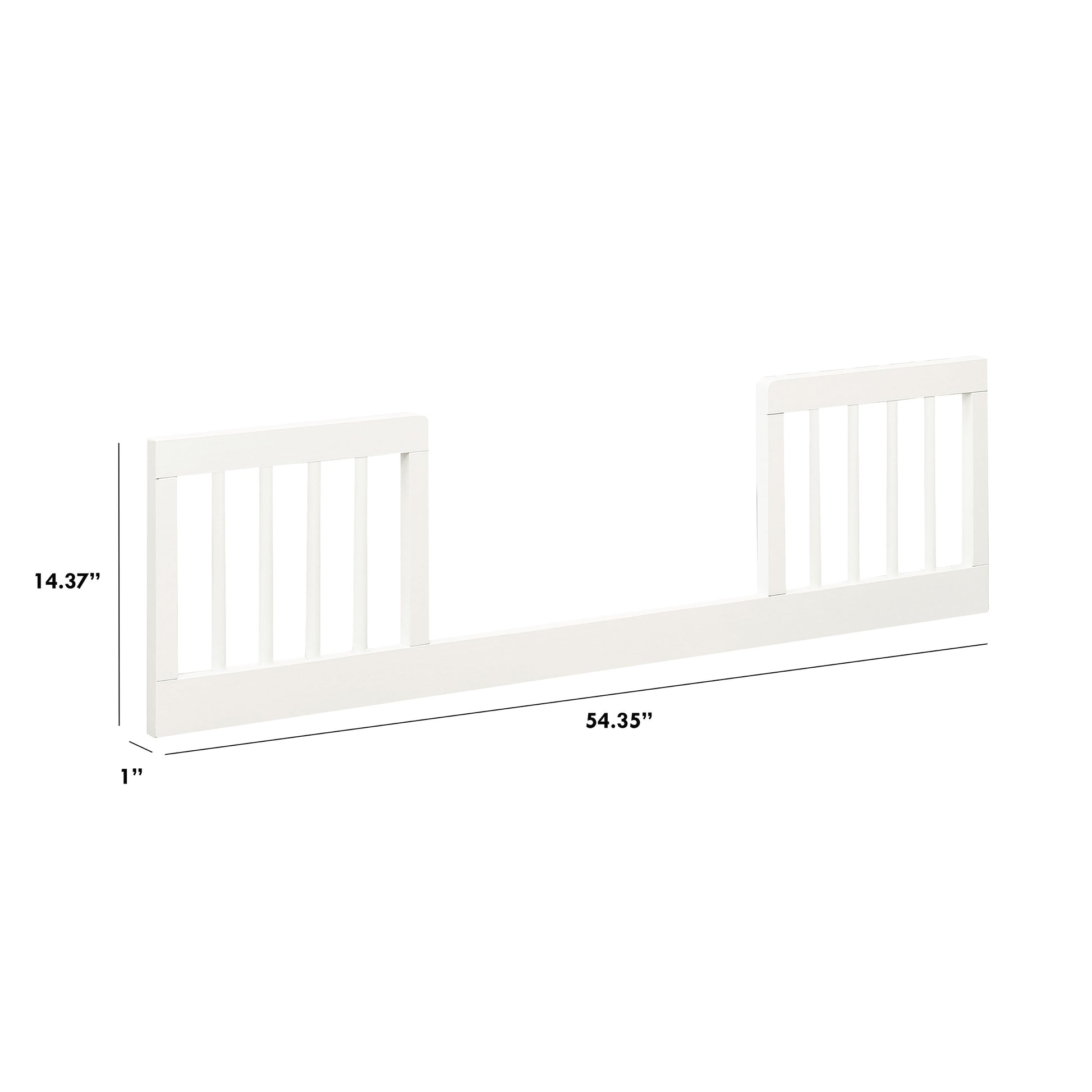 M18399RW,The MDB Family,Toddler Bed Conversion Kit in Warm White