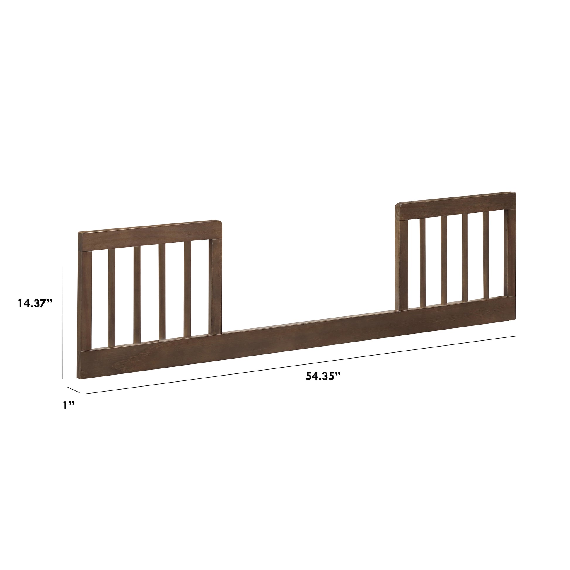 M18399DB,Toddler Bed Conversion Kit in Derby Brown