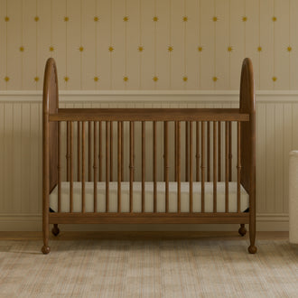 M31401NL,Namesake,Alouette 3-in-1 Convertible Spindle Crib in Natural Walnut