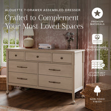 M31416WP,Namesake,Alouette 7-Drawer Assembled Dresser in Washed Pine