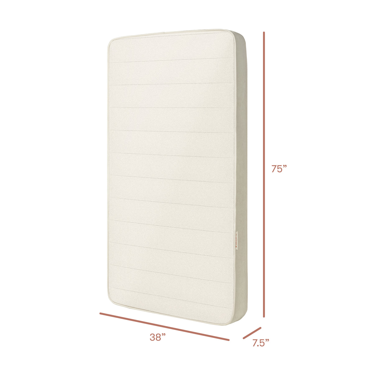 Essential 7.5" Twin Kids Mattress - dimensions