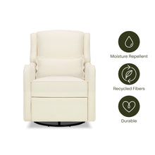 M27787PIEB,Namesake,Devon Recliner and Swivel Glider in Performance Ivory Eco-Basketweave