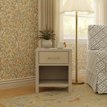 M24860WDFPEW,Namesake,Eloise Nightstand  Assembled in White Driftwood and Performance Pearl Eco-Weave