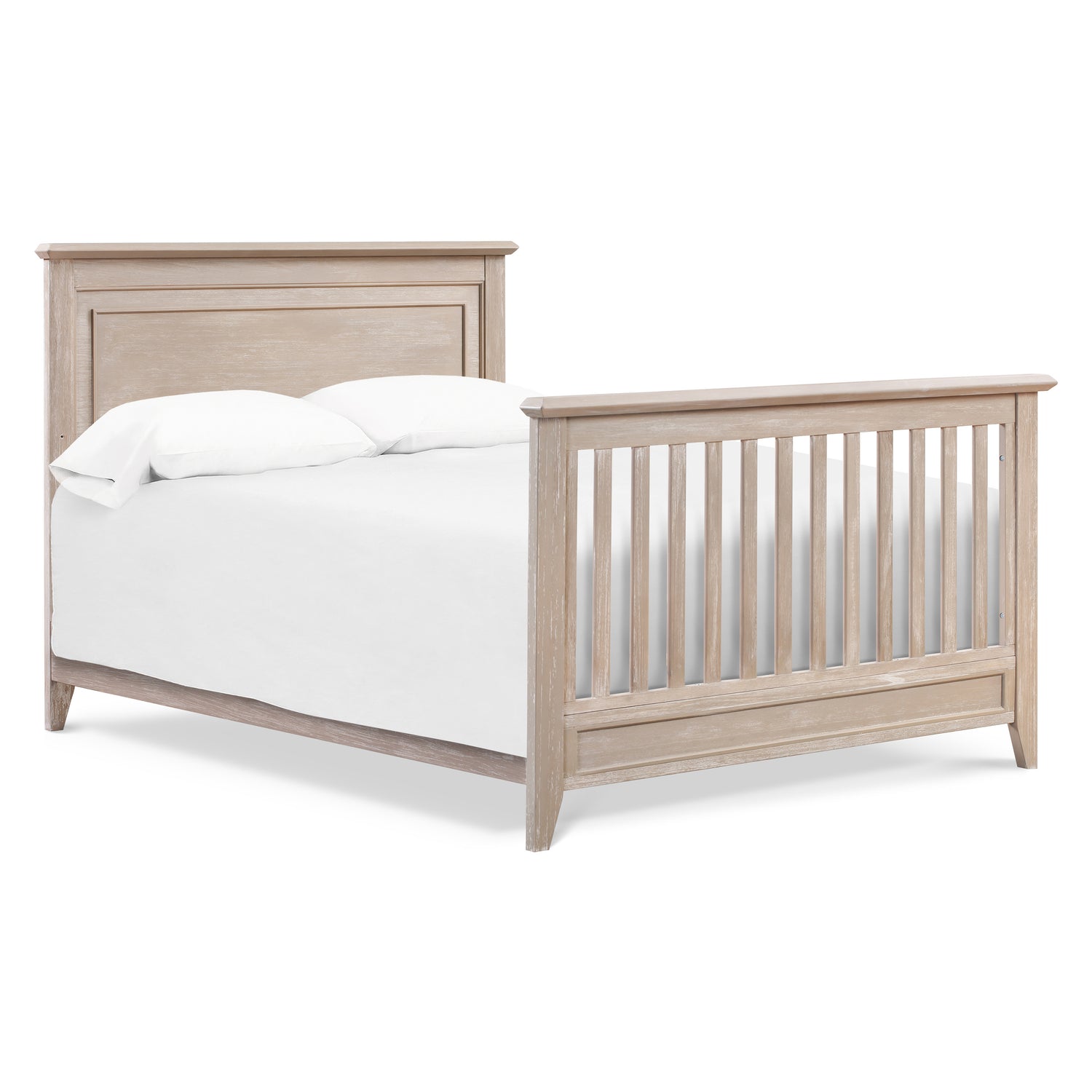 M24401SDB,Monogram by Namesake,Beckett Rustic 4-in-1 Convertible Flat Top Crib in Sandbar