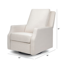 M22287PCMEW,Namesake,Crewe Recliner and Swivel Glider in Performance Cream Eco-Weave