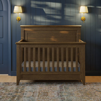 Barrow Rustic 4-in-1  Convertible Flat Top Crib