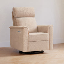 M17182CSG,Namesake,Willa Pro Power Glider Recliner w/ Power Lumbar in Chai Shearling