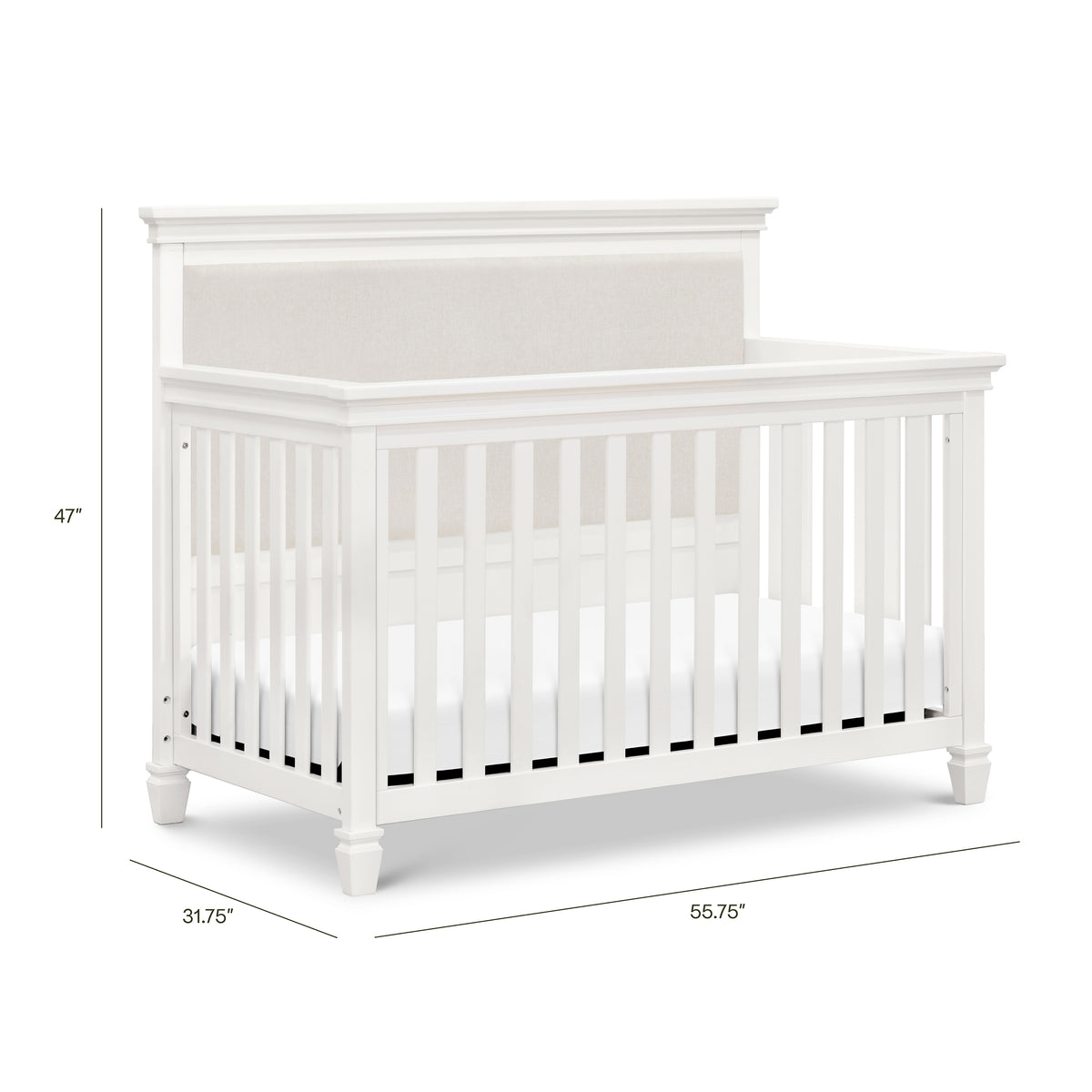 Darlington 4-in-1 Convertible Crib - dimensions