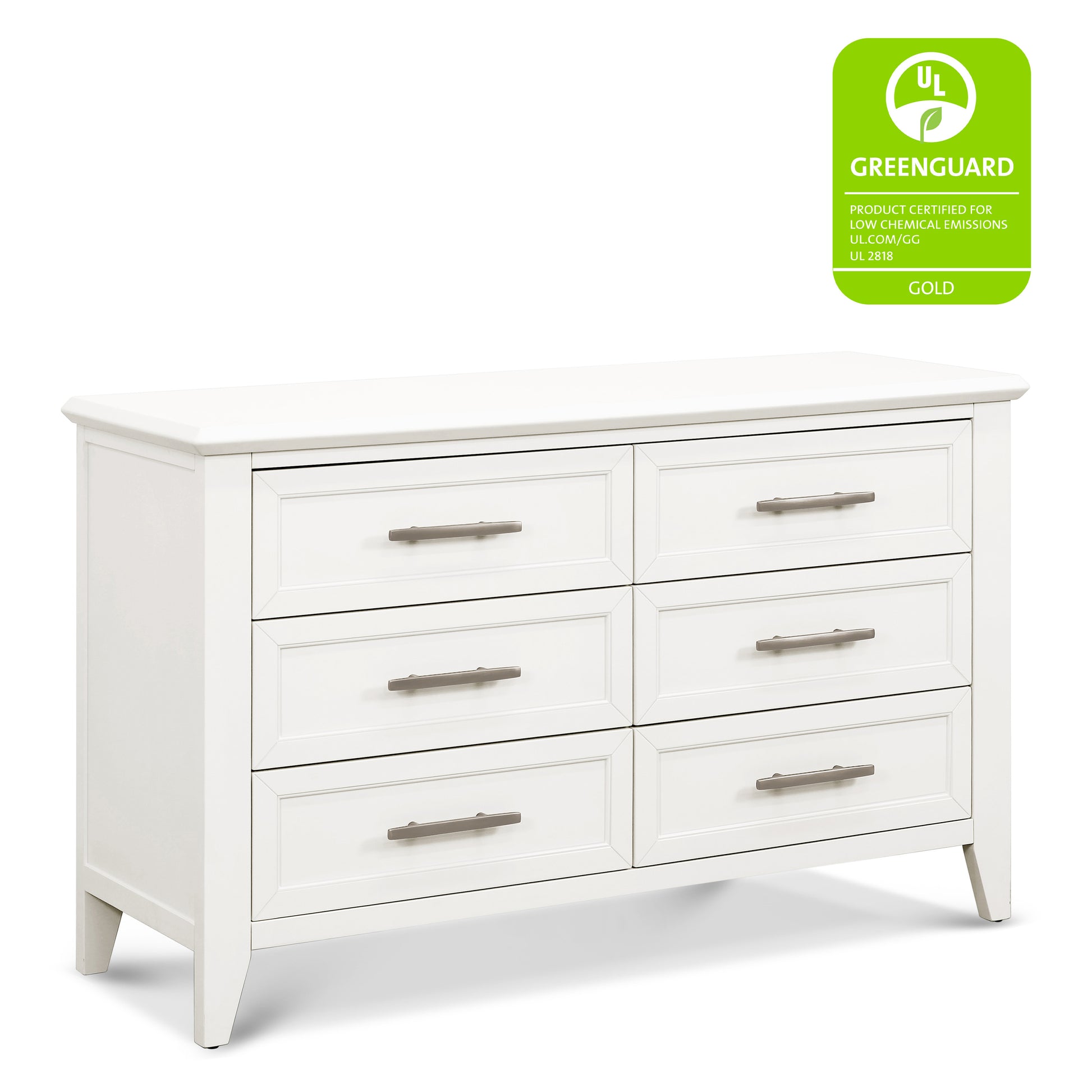 B14416RW,Monogram by Namesake,Beckett 6-Drawer Dresser in Warm White