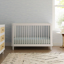 M23701RWHC,Namesake,Marin with Cane 3-in-1 Convertible Crib in Warm White and Honey Cane