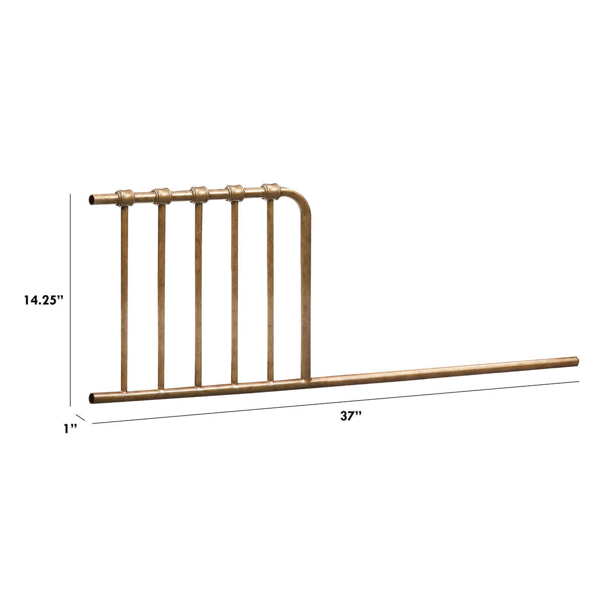 Abigail-Winston Mini Toddler Bed Conversion Kit (M25599) - dimensions