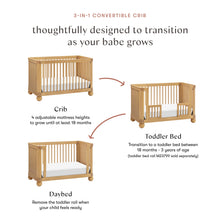 M31801HY,Babyletto,Crosby 3-in-1 Convertible Crib in Honey