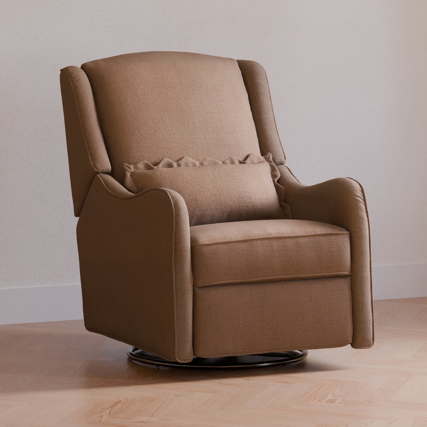 M27787PREB,Namesake,Devon Recliner and Swivel Glider in Performance Dusty Rose Eco-Basketweave