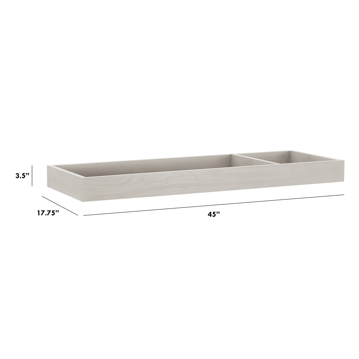 Universal Wide Removable Changing Tray - dimensions