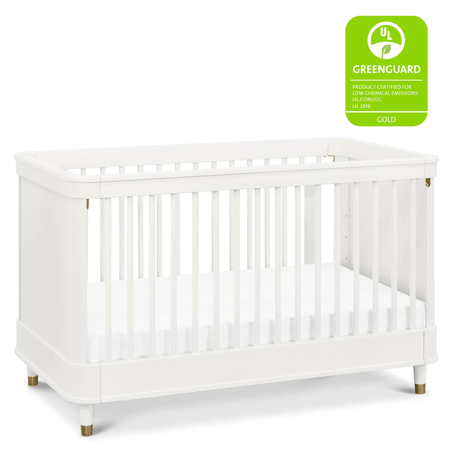 B14301RW,Namesake,Tanner 3-in-1 Convertible Crib in Warm White