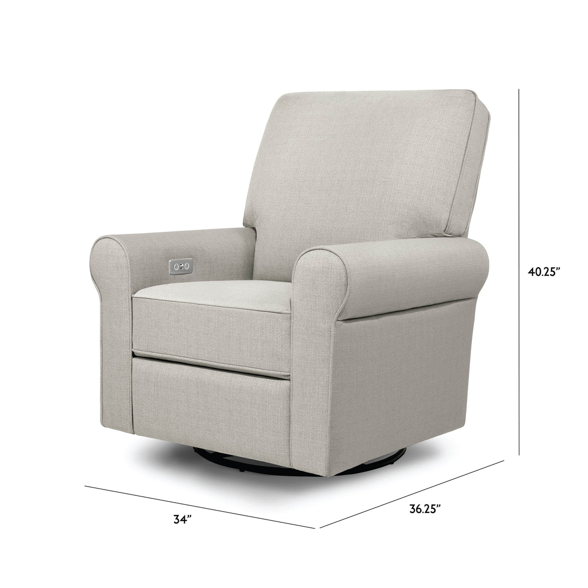 Monroe Power Recliner and Swivel Glider - dimensions