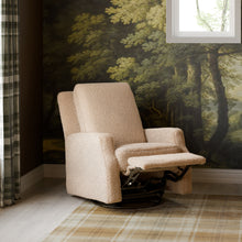 M22287CSG,Namesake,Crewe Recliner and Swivel Glider in Chai Shearling