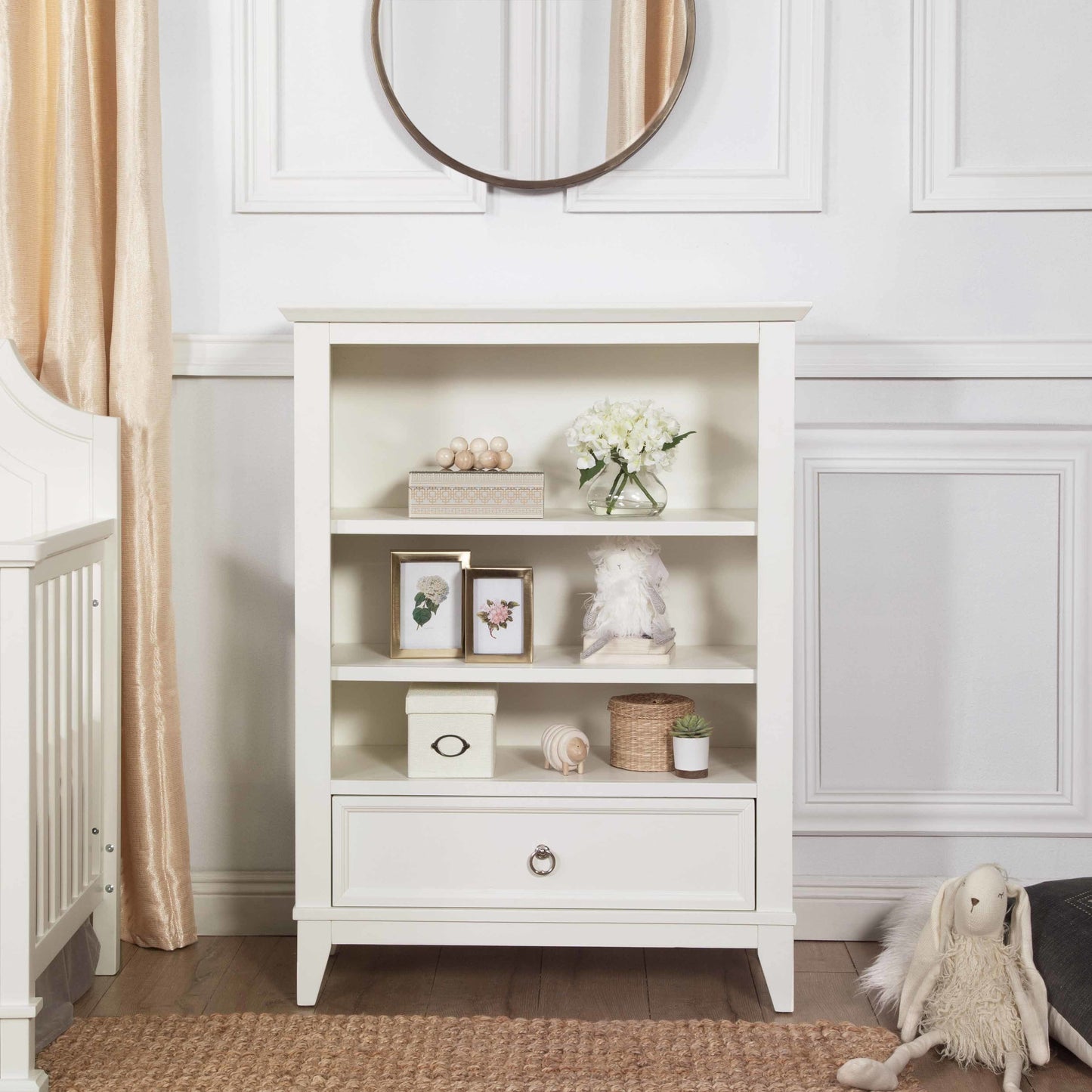 M10714RW,Namesake,Emma Regency Bookcase in Warm White