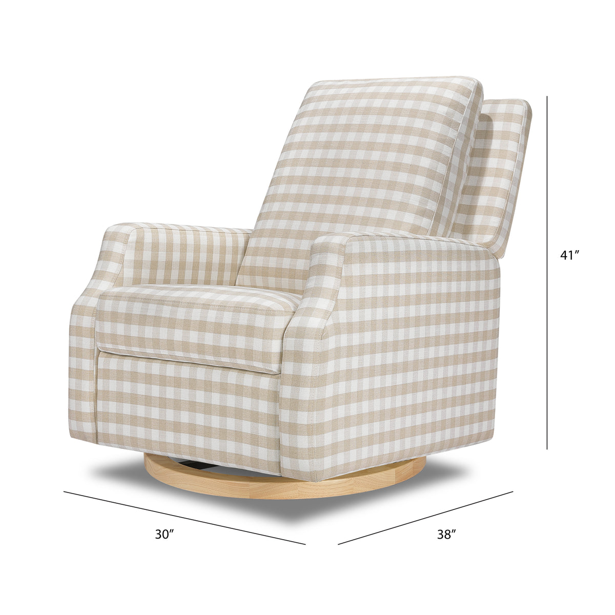 Crewe Recliner and Swivel Glider - dimensions