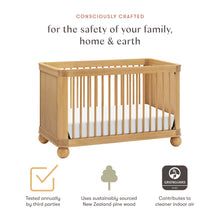 M31801HY,Babyletto,Crosby 3-in-1 Convertible Crib in Honey