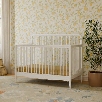 M7141RW,Namesake,Liberty 4-in-1 Convertible Spindle Crib in Warm White