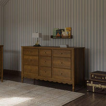 M32328NL,Namesake,Ambrosia 9-Drawer Assembled Dresser in Natural Walnut