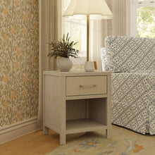 M24860WDFPEW,Namesake,Eloise Nightstand  Assembled in White Driftwood and Performance Pearl Eco-Weave