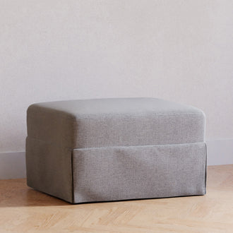 M21785PGEW,Namesake,Crawford Gliding Ottoman in Performance Grey Eco-Weave