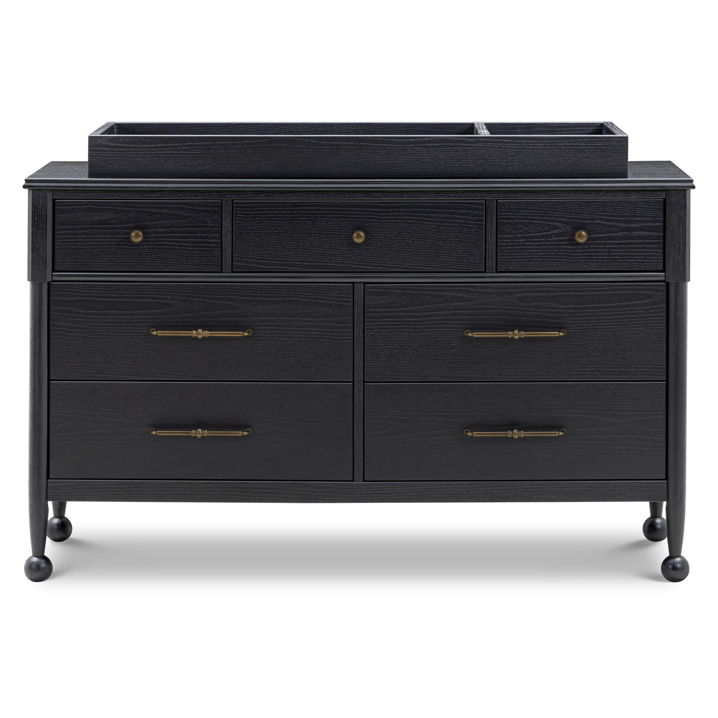 M31416AB,Namesake,Alouette 7-Drawer Assembled Dresser in Archival Black