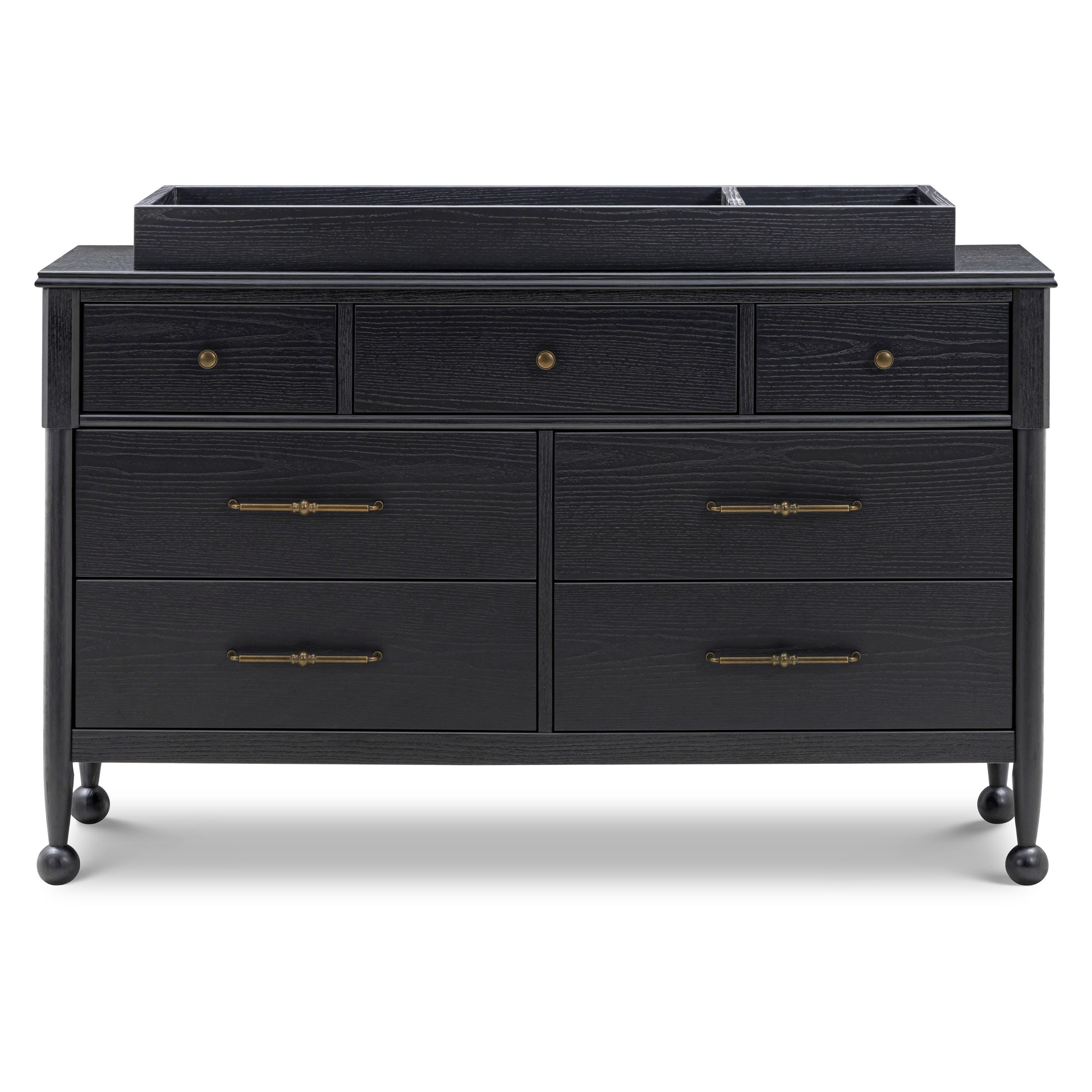 M31416AB,Namesake,Alouette 7-Drawer Assembled Dresser in Archival Black
