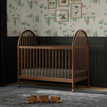 M31401NL,Namesake,Alouette 3-in-1 Convertible Spindle Crib in Natural Walnut