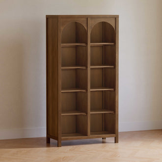 M24814NL,Namesake,Eloise Bookcase  Assembled in Natural Walnut