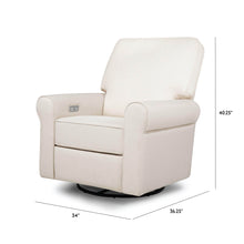 B17787PNET,Monroe Pillowback Power Recliner in Performance Natural Eco-Twill