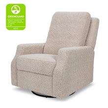 M22287EGS,Namesake,Crewe Recliner and Swivel Glider in Earl Grey Shearling