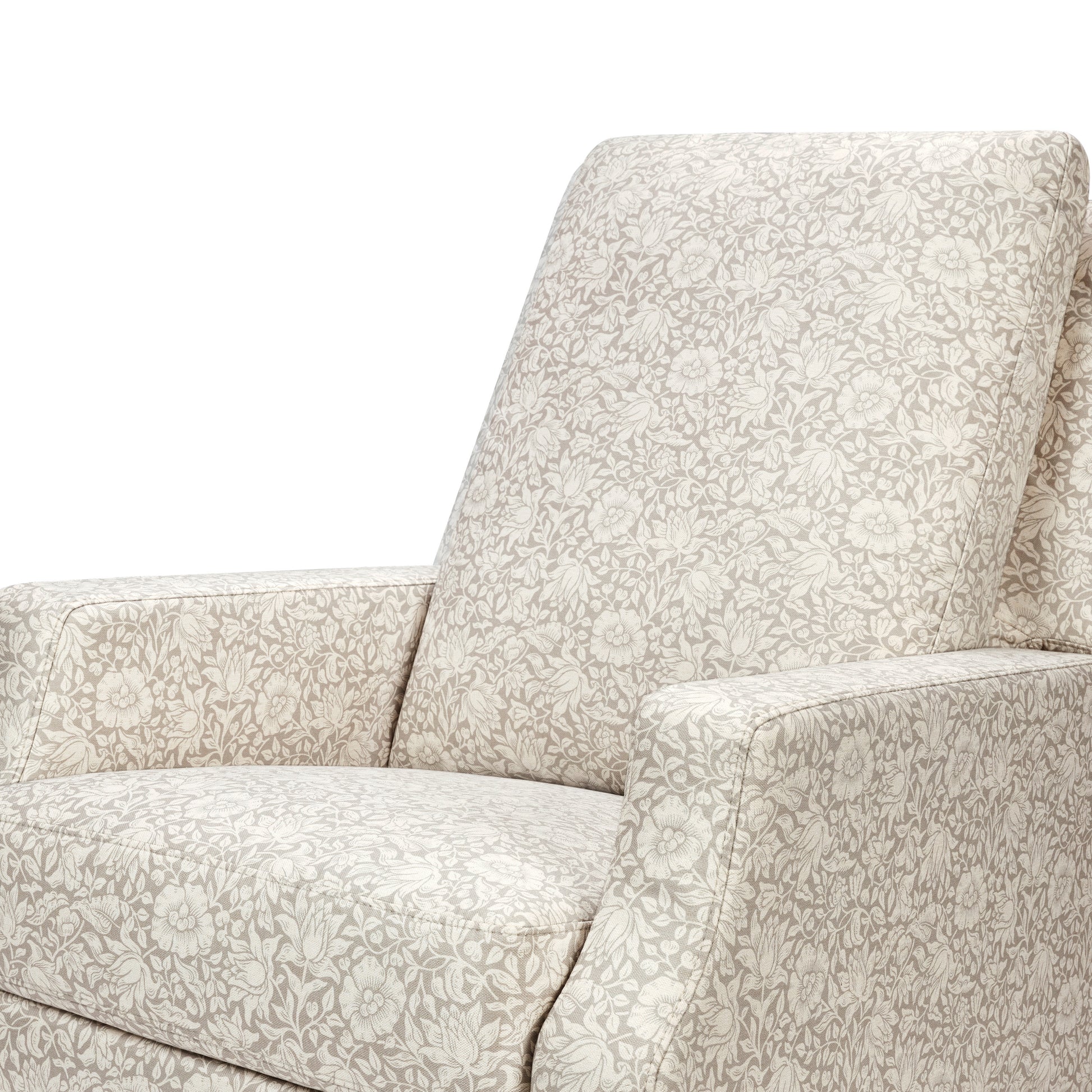 M22287MADB,Namesake,Crewe Recliner and Swivel Glider in Mallow in Ash w/Dark Wood Base