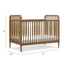 M7101NL,Liberty 3-in-1 Convertible Spindle Crib w/Toddler Bed Conversion Kit in Natural Walnut