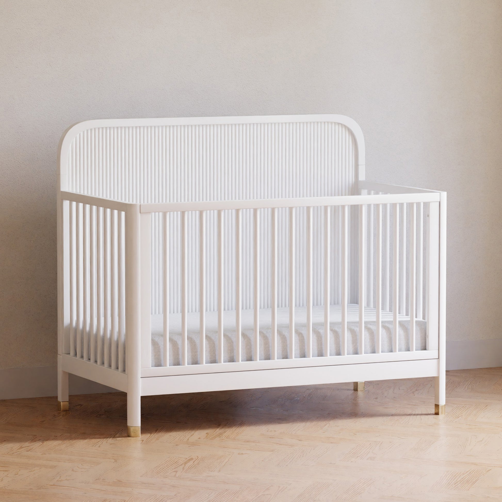 M26701RW,Namesake,Brimsley Tambour 4-in-1 Convertible Crib in Warm White