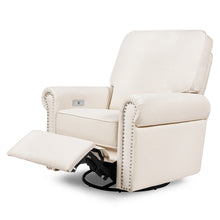 M19287PCMEW,Linden Power Recliner in Performance Cream Eco-Weave